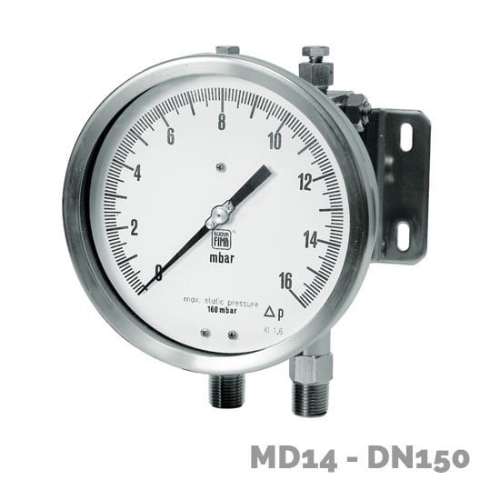 manometro diferencial md14 dn100-150  - Nuova Fima