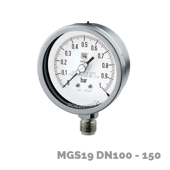 Manómetro mgs19 dn100-150 - Nuova Fima