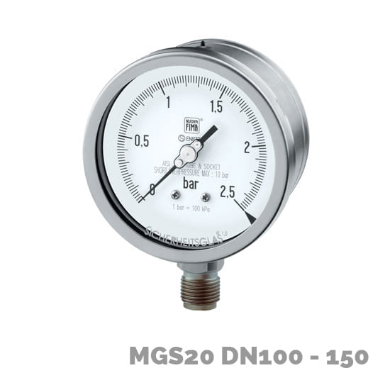 Manómetro mgs20 dn100-150 - Nuova Fima