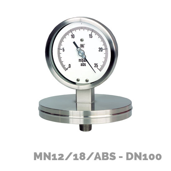 Manómetros para baja presión MN12/18/ABS DN100 - Nuova Fima