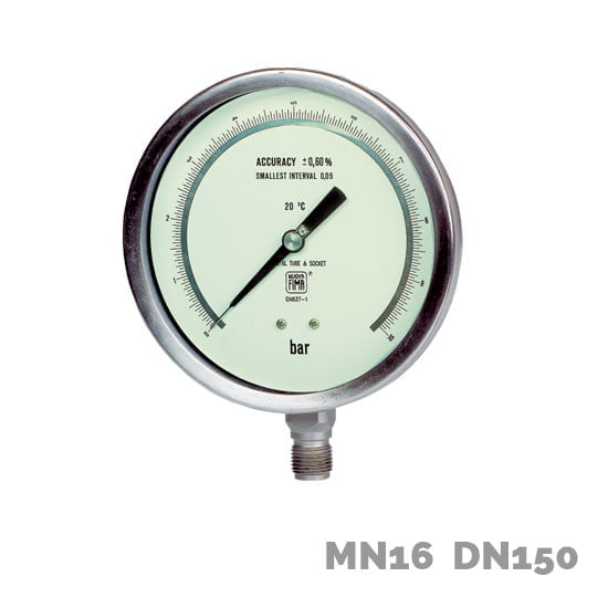 Manómetros de precisión MN16 DN150 - Nuova Fima