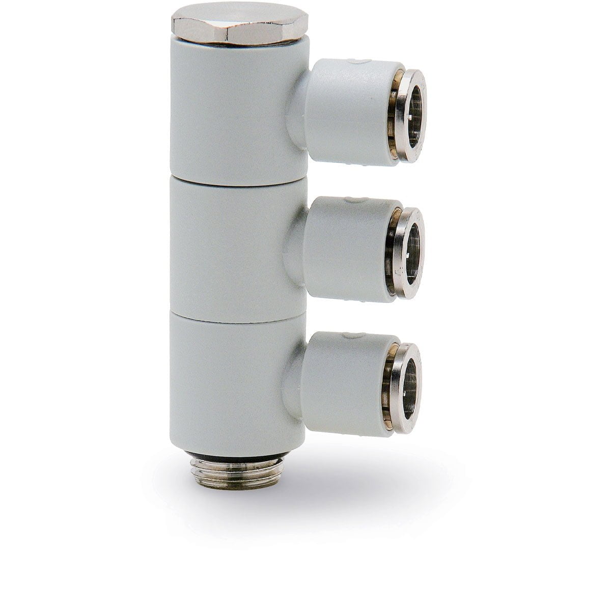 Triple Giratorio Cilíndrico con Anillo Simple Mod. 7612 03