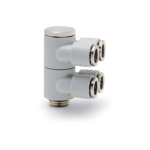 Doble Giratorio Cilíndrico con Anillo Doble Mod. 7642 02