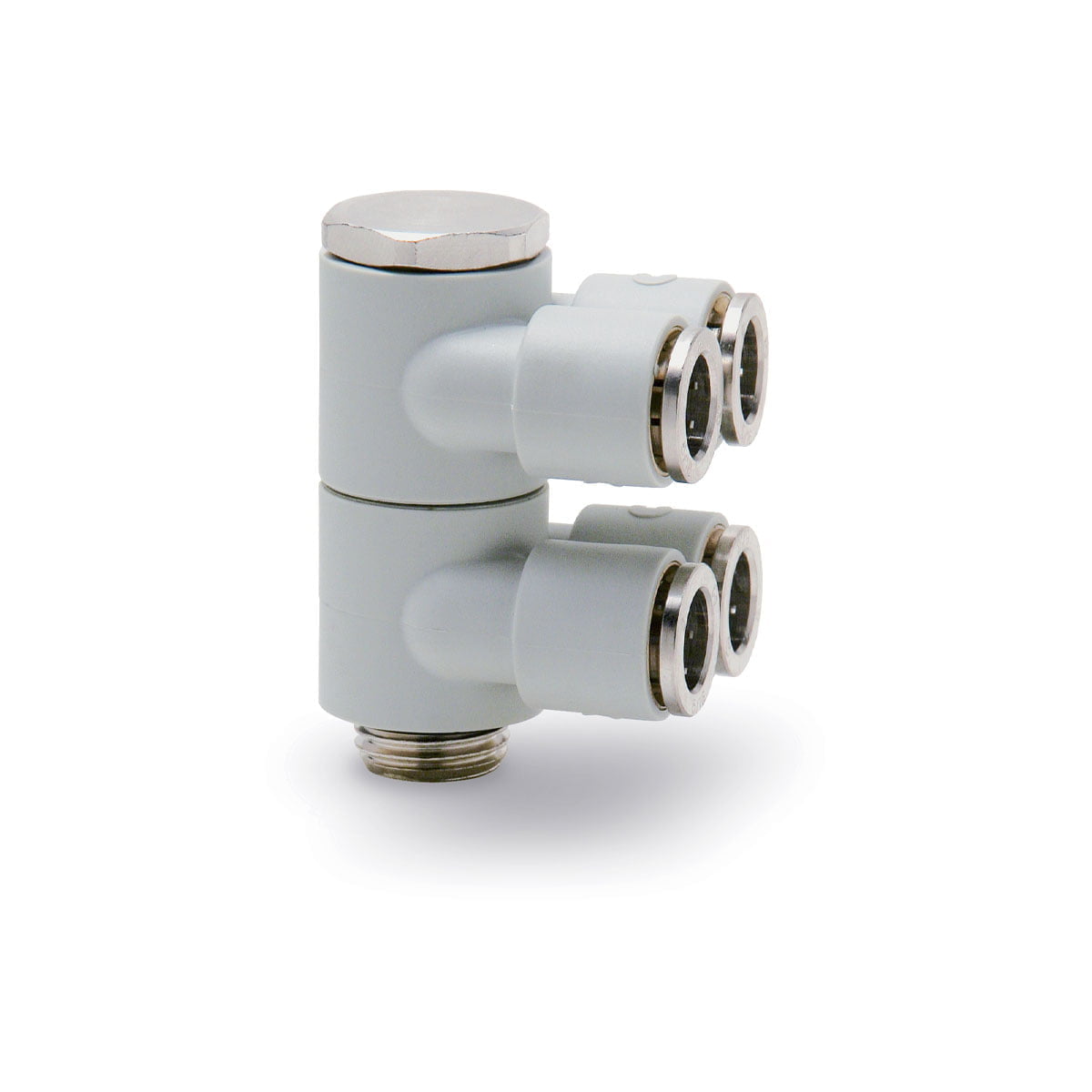 Doble Giratorio Cilíndrico con Anillo Doble Mod. 7642 02