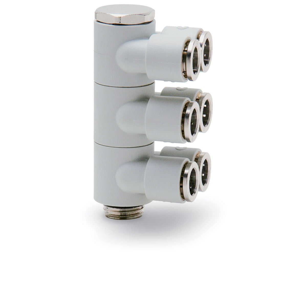 Triple Giratorio Cilíndrico con Anillo Doble Mod. 7642 03