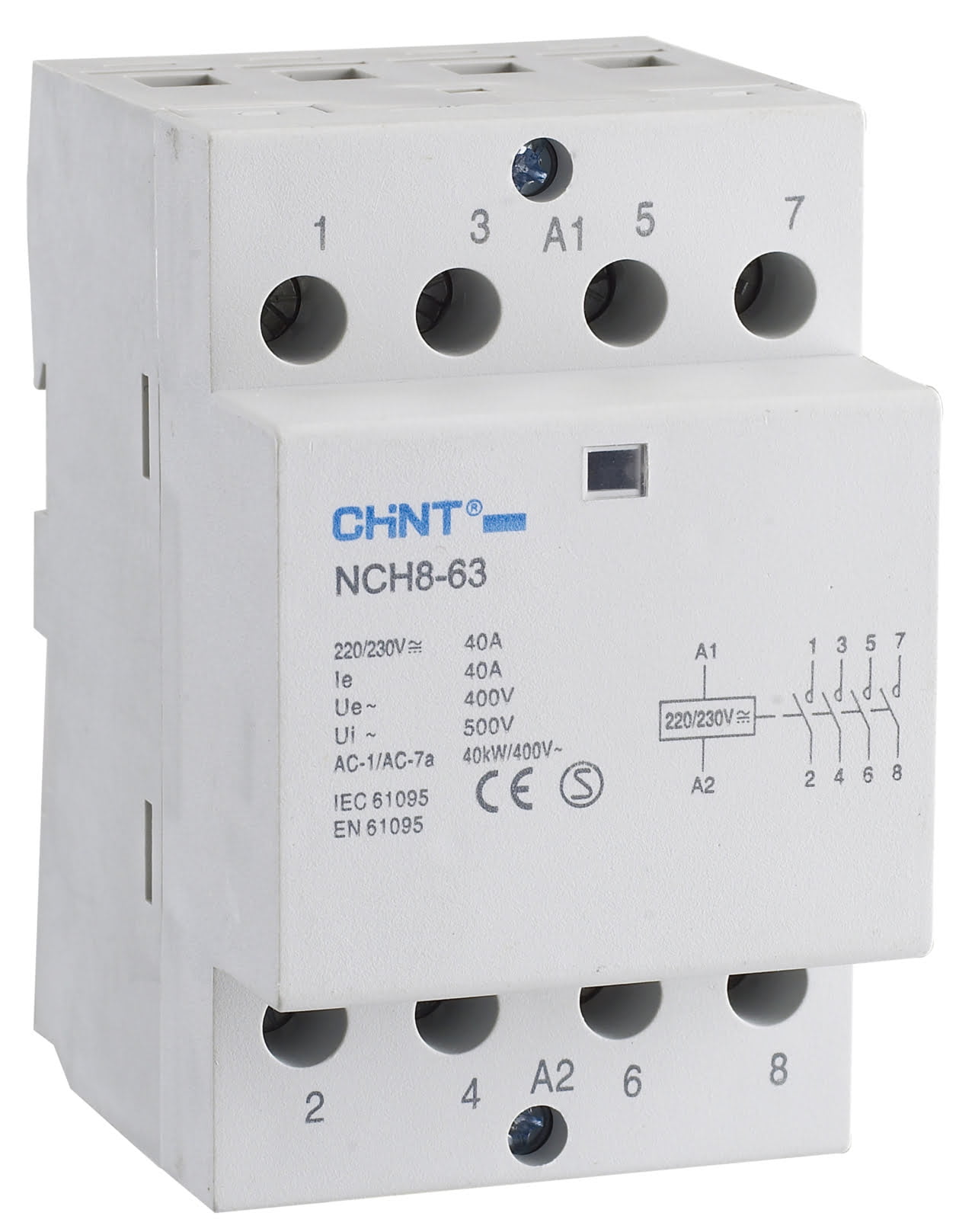 Foto Chint Serie NCH8_2 Contactores modulares - Serie NCH8