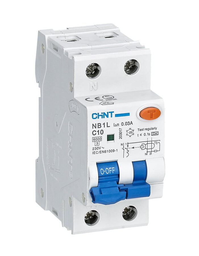 Interruptores protección diferencial combinados NB1L 30mA 6kA A