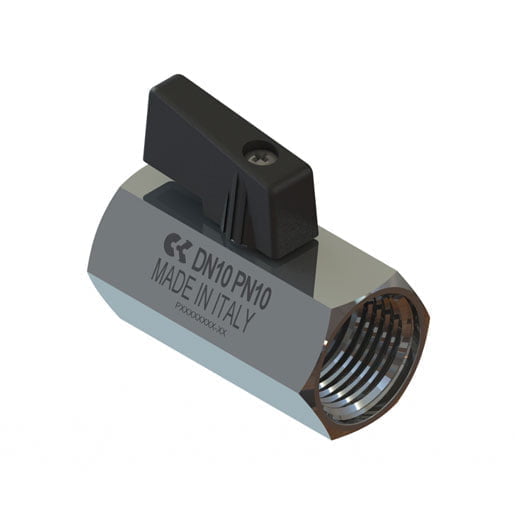 Mini válvulas de bola - Mod. 2973 - Versión de 3/2 vías